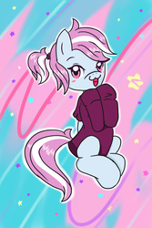 Size: 3000x4500 | Tagged: safe, artist:ribbonbell, oc, oc only, pegasus, pony, clothes, cute, oversized clothes, oversized shirt, ponysona, ribbonbell, shirt, solo, stars