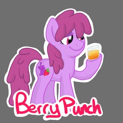 Size: 1280x1280 | Tagged: safe, artist:velocityraptor, berry punch, berryshine, earth pony, pony, g4, alcohol, drinking, female, simple background, solo, tequila