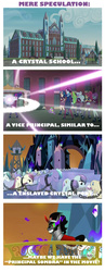 Size: 567x1466 | Tagged: safe, screencap, king sombra, principal abacus cinch, sapphire joy, sci-twi, spike, spike the regular dog, twilight sparkle, crystal pony, dog, equestria girls, g4, my little pony equestria girls: friendship games, conspiracy theory, crystal prep academy, speculation, text
