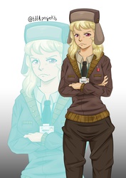 Size: 2480x3507 | Tagged: safe, artist:muramasa, march gustysnows, human, g4, blonde, clothes, female, hat, high res, humanized, id card, jacket, serious face, solo