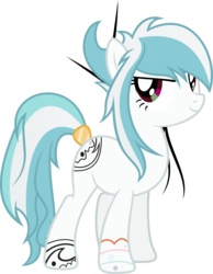 Size: 4000x5143 | Tagged: safe, artist:fuzzybrushy, oc, oc only, oc:tairen, earth pony, pony, simple background, solo, transparent background, vector