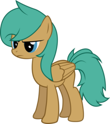 Size: 2705x3047 | Tagged: safe, artist:duskthebatpack, oc, oc only, oc:spur bevel, pegasus, pony, female, frown, glare, high res, mare, simple background, solo, transparent background, unamused, vector