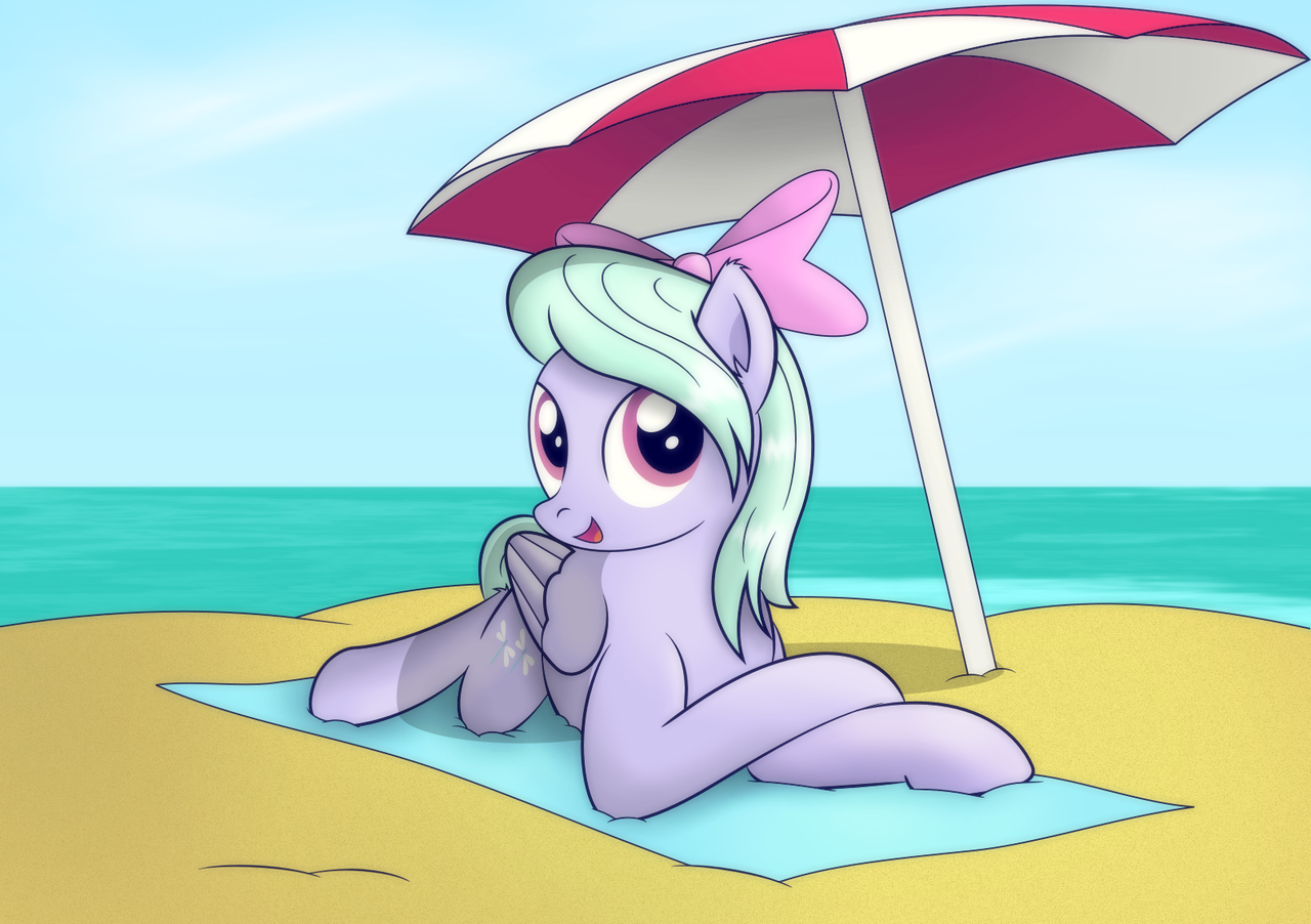 931563 Safe Artist Bluemeganium Flitter Pony G4 Beach Female