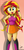 Size: 645x1321 | Tagged: safe, artist:the-butch-x, sunset shimmer, human, equestria girls, g4, my little pony equestria girls: rainbow rocks, armpits, beautiful, beautiful x, blushing, bracelet, cute, female, hand on hip, nail polish, shimmerbetes, sleeveless, solo