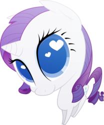 Size: 3650x4393 | Tagged: safe, artist:emkay-mlp, rarity, g4, female, heart eyes, perspective, simple background, solo, transparent background, vector, wingding eyes