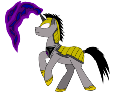 Size: 1713x1342 | Tagged: safe, artist:coolcatcool, oc, oc only, gray, magic, royal guard, solo