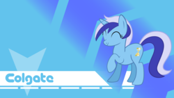Size: 1921x1080 | Tagged: safe, artist:lordvurtax, artist:s7alter04, minuette, pony, unicorn, g4, eyes closed, female, mare, raised hoof, solo, vector, wallpaper