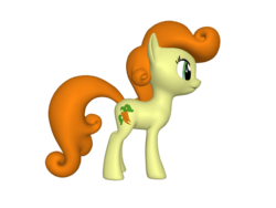 Size: 1200x900 | Tagged: safe, carrot top, golden harvest, earth pony, pony, ponylumen, g4, 3d, female, mare, on side, solo