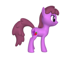 Size: 1200x900 | Tagged: safe, berry punch, berryshine, earth pony, pony, ponylumen, g4, 3d, female, mare, on side, solo