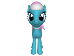 Size: 1200x900 | Tagged: safe, lotus blossom, earth pony, pony, ponylumen, g4, 3d, 3d pony creator, female, looking at you, mare, solo