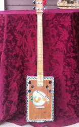 Size: 640x1024 | Tagged: safe, artist:roninjedi, applejack, g4, cigar box guitar, musical instrument, photo