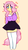 Size: 488x870 | Tagged: safe, artist:witchidly, fluttershy, anthro, g4, ambiguous facial structure, clothes, female, skirt, solo