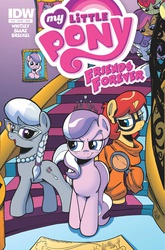 Size: 2063x3131 | Tagged: safe, artist:ponygoddess, idw, apple bloom, diamond tiara, prancy drew, scootaloo, silver spoon, sweetie belle, g4, spoiler:comic, spoiler:comicff16, cameo, cover, cutie mark crusaders, high res, idw advertisement, scooby-doo!, velma dinkley