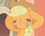 Size: 403x326 | Tagged: safe, applejack, opalescence, g4, bad edit, face swap, opaljack, wat, what has science done