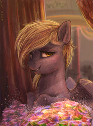 Size: 4000x5442 | Tagged: safe, artist:fly-gray, derpy hooves, pegasus, pony, g4, slice of life (episode), female, flameless fireworks, mare, solo