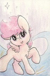 Size: 681x1027 | Tagged: safe, artist:slightlyshade, scootaloo, g4, female, solo, traditional art