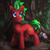 Size: 2000x2000 | Tagged: safe, artist:roselinath, oc, oc only, oc:cloverfield, earth pony, pony, earth pony oc, forest, high res, looking up, solo