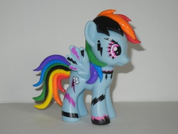 Size: 4000x3000 | Tagged: safe, artist:silverband7, rainbow dash, g4, brushable, customized toy, irl, photo, ponymania, solo, toy