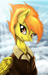 Size: 3300x5100 | Tagged: safe, artist:spiritofthwwolf, spitfire, pony, g4, female, solo