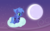 Size: 2395x1488 | Tagged: safe, artist:imageconstructor, princess luna, g4, .svg available, alternate hairstyle, cloud, cute, female, filly, happy, looking at you, moon, night, punklight sparkle, sky, smiling, solo, spread wings, stars, svg, vector, wink, woona