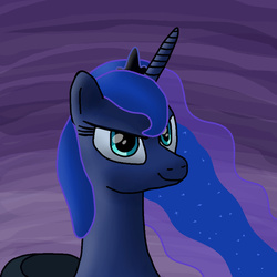 Size: 800x800 | Tagged: safe, artist:platinumdrop, princess luna, g4, female, solo