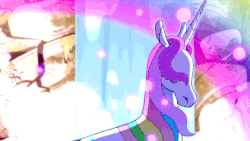 Size: 640x360 | Tagged: safe, pony, unicorn, animated, barely pony related, celestabellebethabelle, glowing horn, gravity falls, horn, majestic, majestic as fuck, male, rainbow, solo, the last mabelcorn, waterfall, youtube link