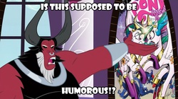 Size: 1024x575 | Tagged: safe, idw, lord tirek, g4, reflections, comic cover, exploitable meme, is this supposed to be humorous, meme, reflections drama