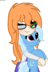 Size: 1203x1584 | Tagged: safe, artist:asika-aida, trixie, human, pony, g4