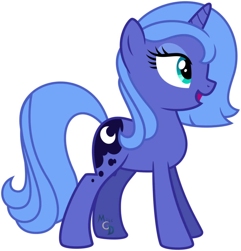 Pony blue