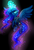 Size: 618x915 | Tagged: safe, artist:peaceouttopizza23, princess luna, g4, armor, female, flying, magic, solo