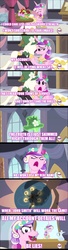 Size: 976x3606 | Tagged: source needed, safe, screencap, princess cadance, queen chrysalis, g4, image macro, singing, this day aria