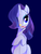 Size: 450x588 | Tagged: safe, artist:pan, rarity, pony, unicorn, g4, mmmystery on the friendship express, cake, female, food, frosting, hair over one eye, simple background, sitting, solo