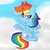 Size: 1280x1280 | Tagged: safe, artist:backsash, rainbow dash, g4, female, smiling, solo