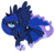 Size: 4724x4395 | Tagged: safe, artist:estories, princess luna, g4, absurd resolution, female, simple background, solo, transparent background, vector