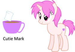 Size: 1795x1236 | Tagged: safe, artist:zacatron94, oc, oc only, oc:strawberry, pony, unicorn, cutie mark, female, mare, simple background, solo, transparent background, vector