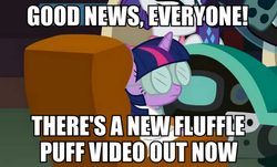 Size: 830x500 | Tagged: safe, artist:mixermike622, rarity, twilight sparkle, fluffurama, g4, crossover, derail in the comments, futurama, futurama thread, gif party, image macro, male, meme, party in the comments, professor farnsworth