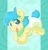 Size: 1236x1280 | Tagged: safe, artist:cuddlehooves, oc, oc only, oc:cobalt arrow, pony, baby, baby pony, cuddlehooves is trying to murder us, cute, daaaaaaaaaaaw, diaper, foal, hnnng, neckerchief, ocbetes, poofy diaper