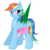 Size: 800x800 | Tagged: safe, artist:elimicho, rainbow dash, g4, female, floaty, inner ring, simple background, solo, transparent background, umbrella