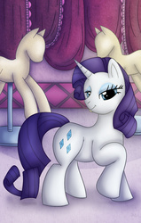 Size: 509x800 | Tagged: safe, artist:fishiewishes, rarity, g4, female, looking at you, solo