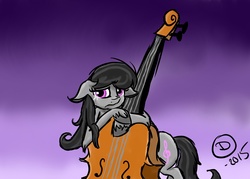 Size: 1400x1000 | Tagged: safe, artist:superdashiebros, octavia melody, g4, cello, crying, female, musical instrument, sad, solo
