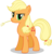 Size: 878x909 | Tagged: safe, artist:doctor-g, applejack, g4, female, hat, reaction image, simple background, solo, straw in mouth, transparent background, vector, wheat