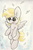 Size: 681x1046 | Tagged: safe, artist:slightlyshade, derpy hooves, pegasus, pony, g4, female, mare, solo, traditional art