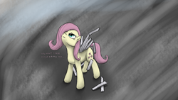 Size: 1920x1080 | Tagged: safe, artist:vabla, fluttershy, g4, female, solo