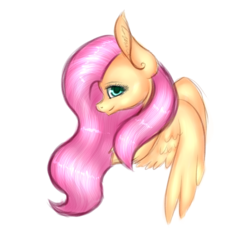 Size: 1000x1000 | Tagged: safe, artist:pinipy, fluttershy, g4, female, solo