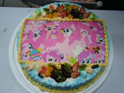 Size: 1024x768 | Tagged: safe, pinkie pie, g4, cake, irl, photo