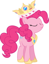 Size: 5500x7208 | Tagged: safe, artist:spier17, pinkie pie, g4, absurd resolution, female, princess, royalty, simple background, solo, transparent background, vector