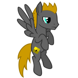 Size: 800x800 | Tagged: safe, artist:platinumdrop, oc, oc only, oc:platinumdrop, pegasus, pony, flying, male, simple background, solo, stallion, transparent background, vector
