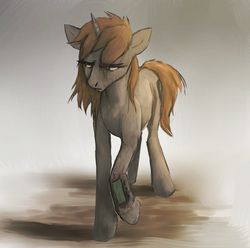 Size: 919x913 | Tagged: safe, artist:heromule, oc, oc only, oc:littlepip, pony, unicorn, fallout equestria, fanfic, fanfic art, female, mare, pipleg, solo