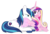 Size: 800x550 | Tagged: safe, artist:dm29, princess cadance, shining armor, alicorn, pony, unicorn, g4, assisted preening, bedroom eyes, biting, blushing, cute, cutedance, female, grin, horn, husband and wife, julian yeo is trying to murder us, male, mare, preening, prone, shining adorable, ship:shiningcadance, shipping, simple background, smiling, stallion, straight, transparent background, unshorn fetlocks, vector, wide eyes, wing bite, wingboner