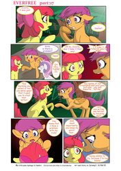Size: 1600x2261 | Tagged: safe, artist:jeremy3, apple bloom, scootaloo, sweetie belle, earth pony, pony, comic:everfree, g4, angry, comic, crying, cutie mark crusaders, everfree forest